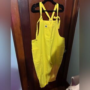 Lucy & Yak Bright Yellow Overalls